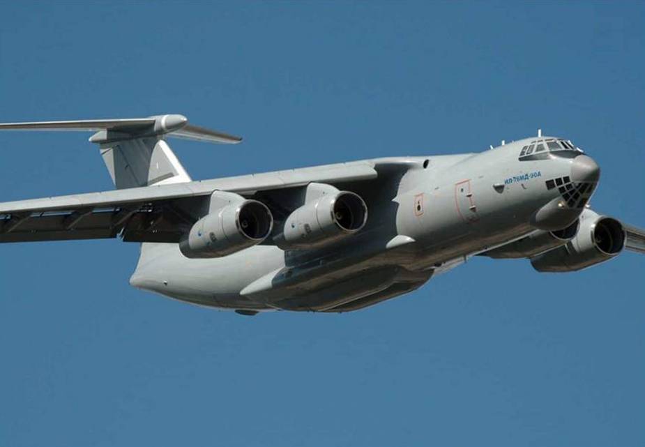 Ilyushin Il 76MD 90A airlifters used to design specialized aircraft