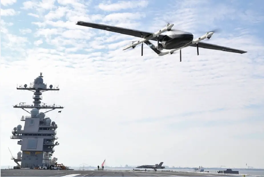 US Navy tests long range cargo transport Blue Water UAS