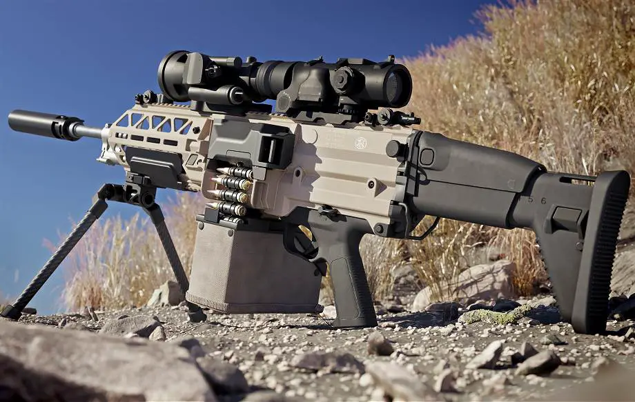 FN EVOLYS Technical review of new FN Herstal ultralight 5.56 7.62mm caliber machine gun 925 004