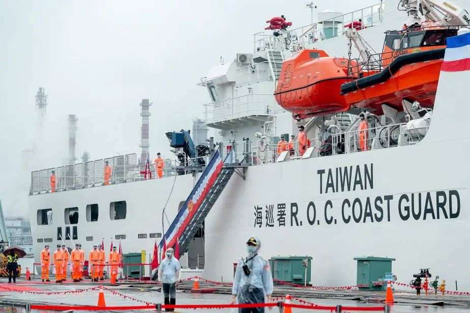 Taiwan Coast Guard receives Chiayi-class offshore patrol vessel