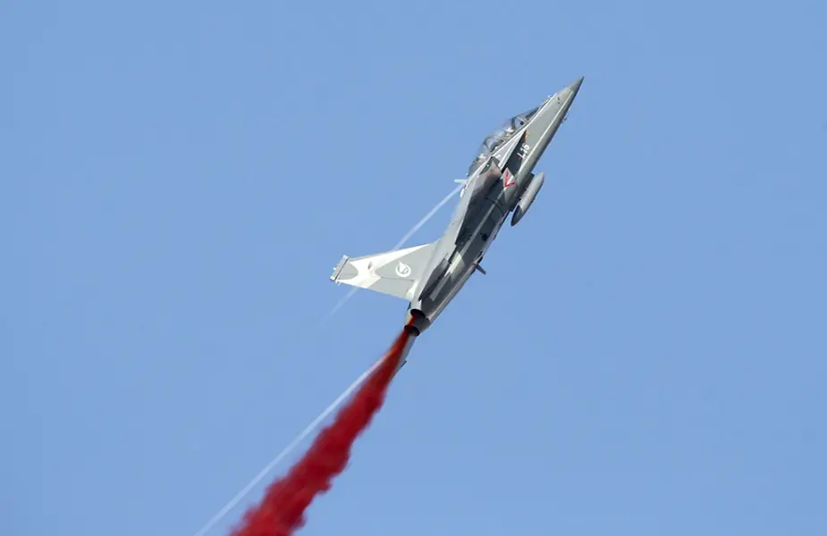 Chinese L 15 advanced jet trainer showcased at Dubai Airshow 2021 01