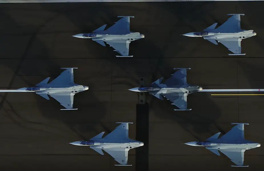 Gripen E entering serial delivery phase for Brazilian and Swedish Air Forces 02