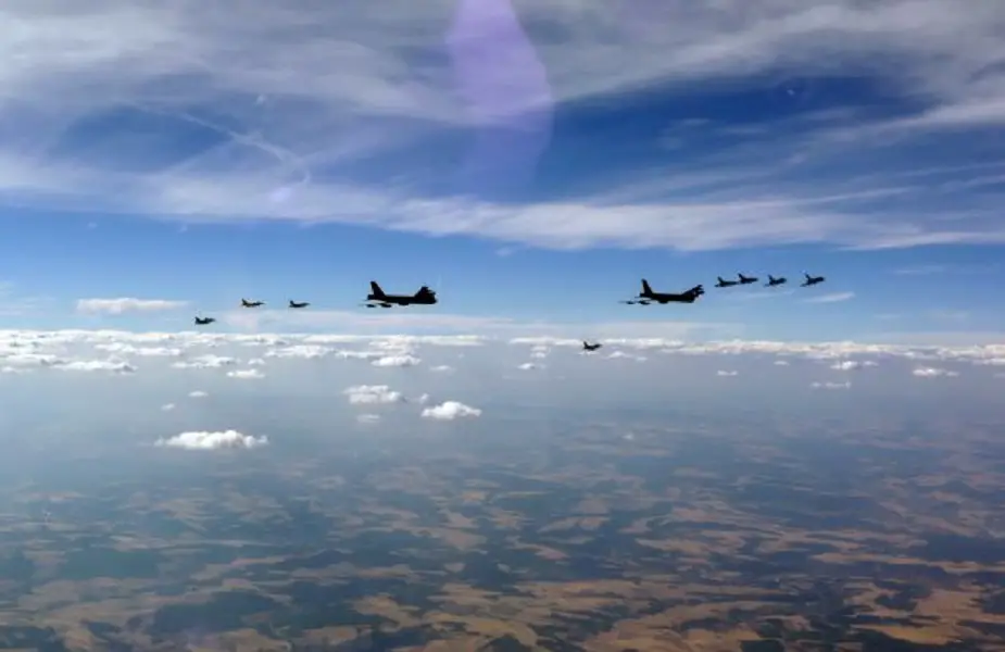 An international exercise led by Belgian F 16s 01