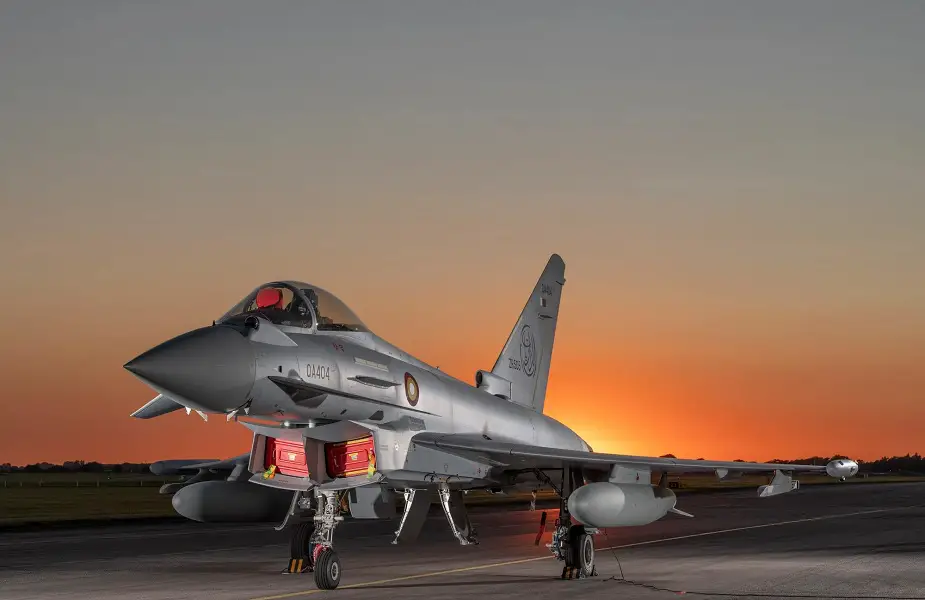 Qatar receives its first Eurofighter Typhoon at official ceremony in the UK 01