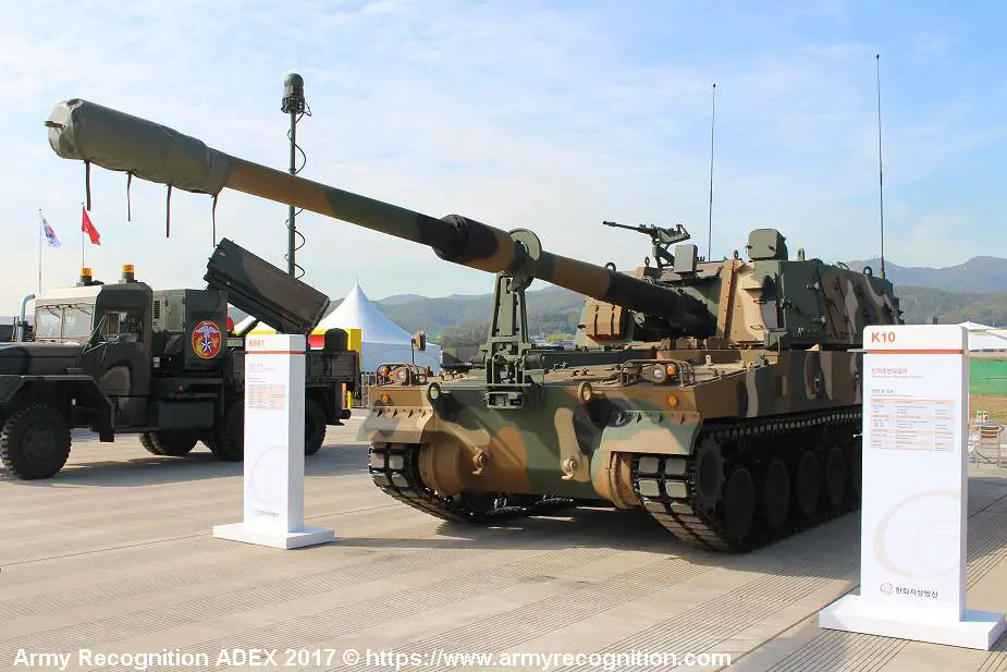Hanwha Defense of South Korea will deliver K9 K10 K11 artillery vehicles to Egypt 925,001