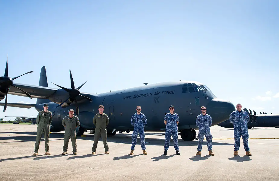 Royal Australian Air Force received its first upgraded C 130J Hercules 01