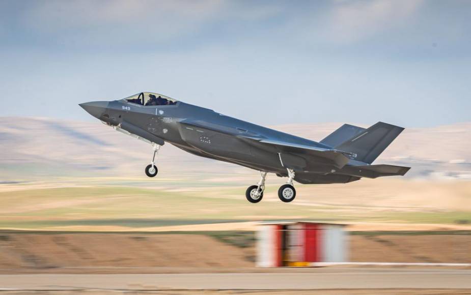 One of 3 IAF F 35i arriving in Israel Twitter IAF 24 3 2022 1
