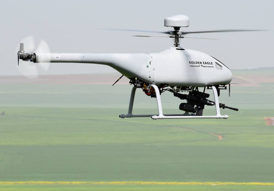 Steadicopter and Smart Shooter unveil Golden Eagle groundbreaking RUAS with precision hit capabilities using SMASH technology1