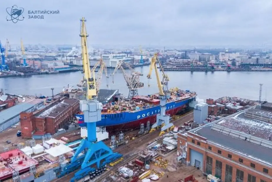 Russian Vyborg Shipyard laid the Purga ice class coastguard ship of project 23550 925 001