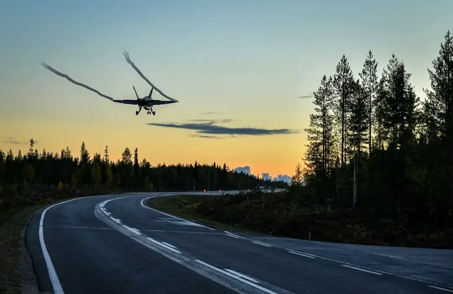 Finnish fighter jets to train on highway during Baana 22 exercise 02