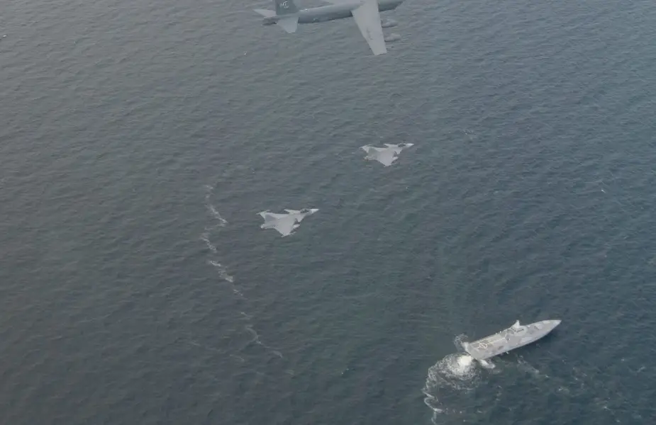US bombers exercised mine dropping over Swedish island 01