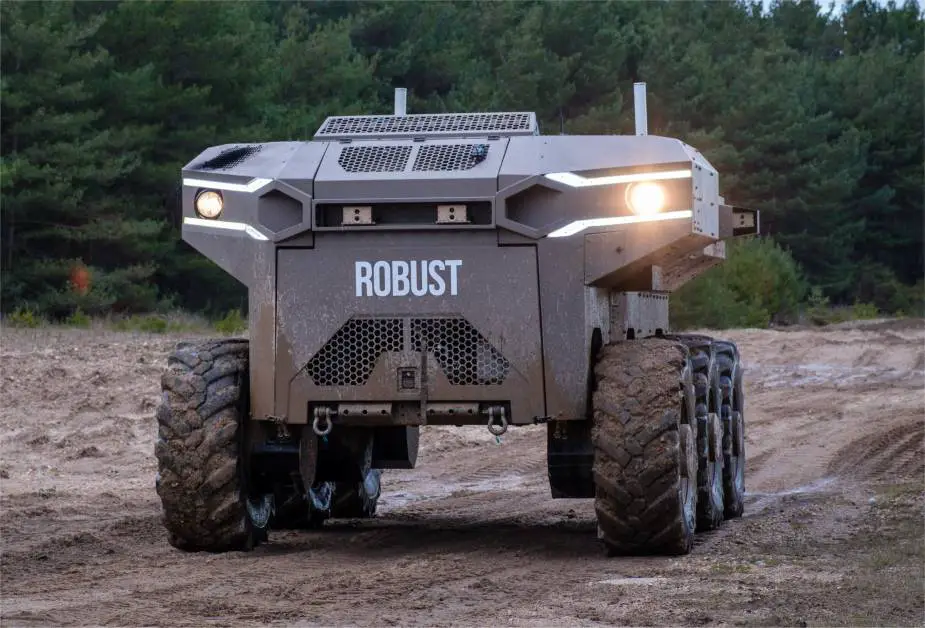 First UK trial of heavy Unmanned Ground Vehicles showcases innovative military technology 925 002