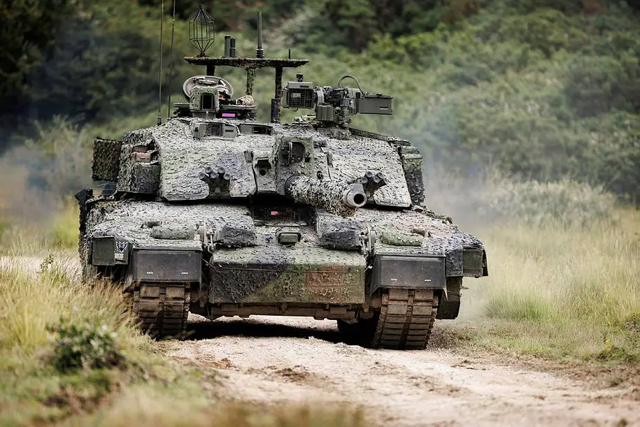 British army demonstrates new Challenger 2 TES Megatron tank designed for urban warfare 925 002