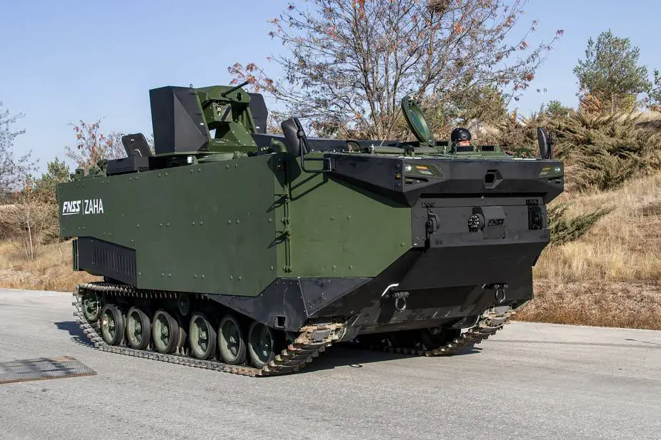 New FNSS Zaha MAV tracked amphibious armored vehicle enters into service with Turkish armed forces 925 002