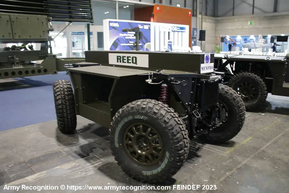 REEQ from Netherlands unveils hybrid UTV platforms revolutionizing military mobility FEINDEF 2023 925 003