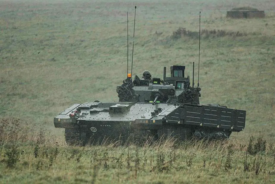 British Army Deploys Latest AJAX and ARES Tracked Armored Vehicles in Major Exercise 925 002