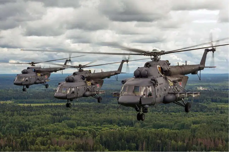 airborne Mi 8 helicopter 925 002