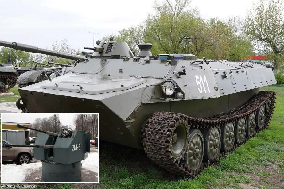 MT LB Armored Vehicle Equipped with 2M 3 25mm Naval Gun in Ukraine 925 002