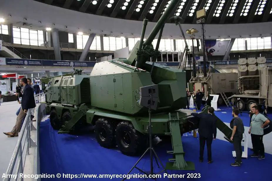 Serbia Revolutionizes Artillery Technology with its New NORA B52 NG 155mm Wheeled Howitzer 925 002