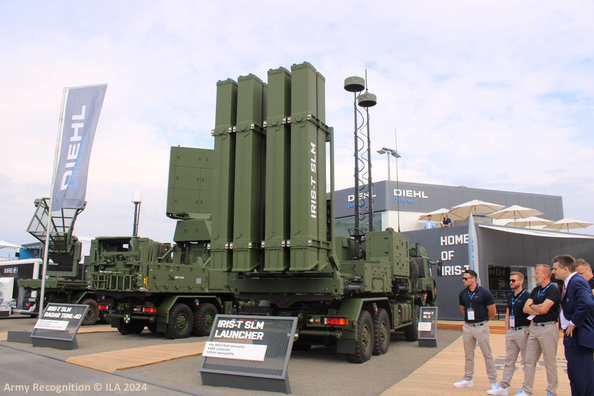 Diehl Defence Delivers First IRIS T SLM Air Defense System To German Army