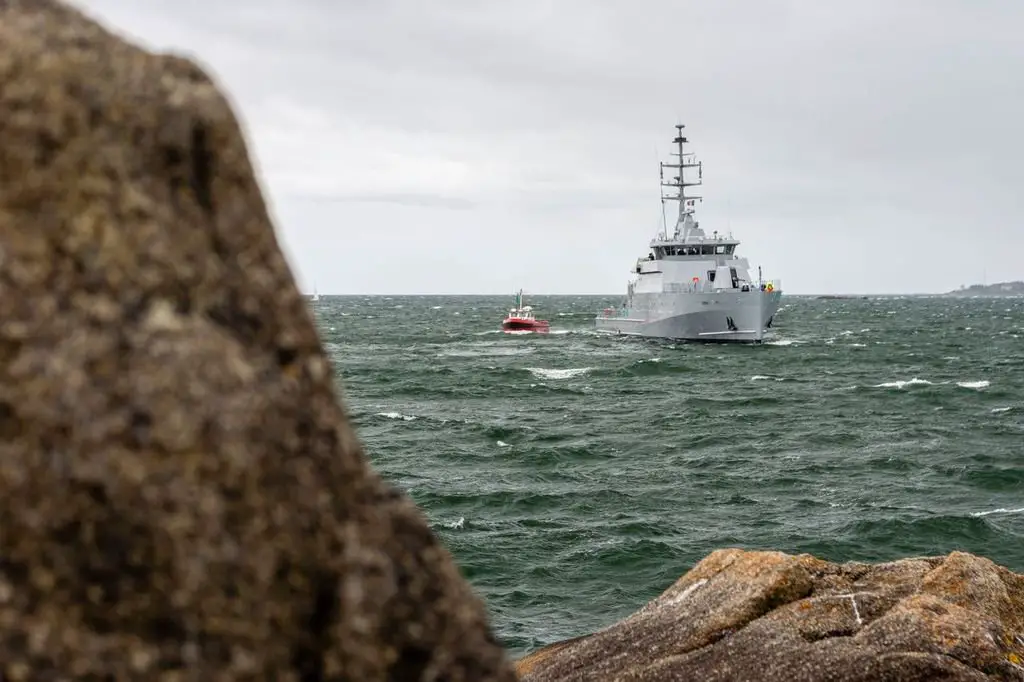 Russian Vyborg Shipyard laid the Purga ice class coastguard ship of project 23550 925 001