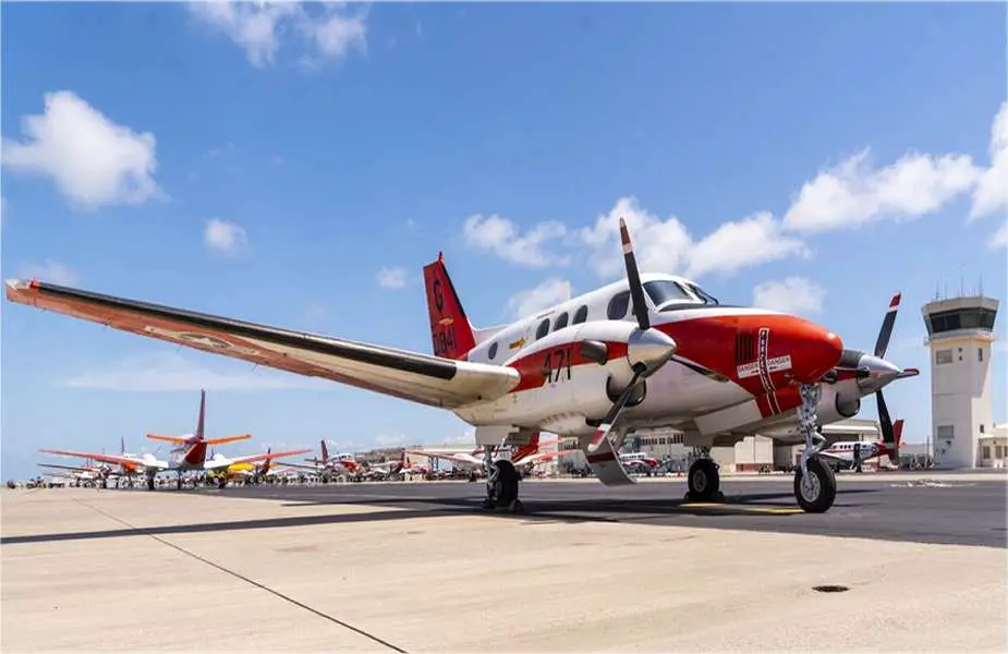 US Navy welcomes T 54A Multi Engine Trainer Aircraft 001