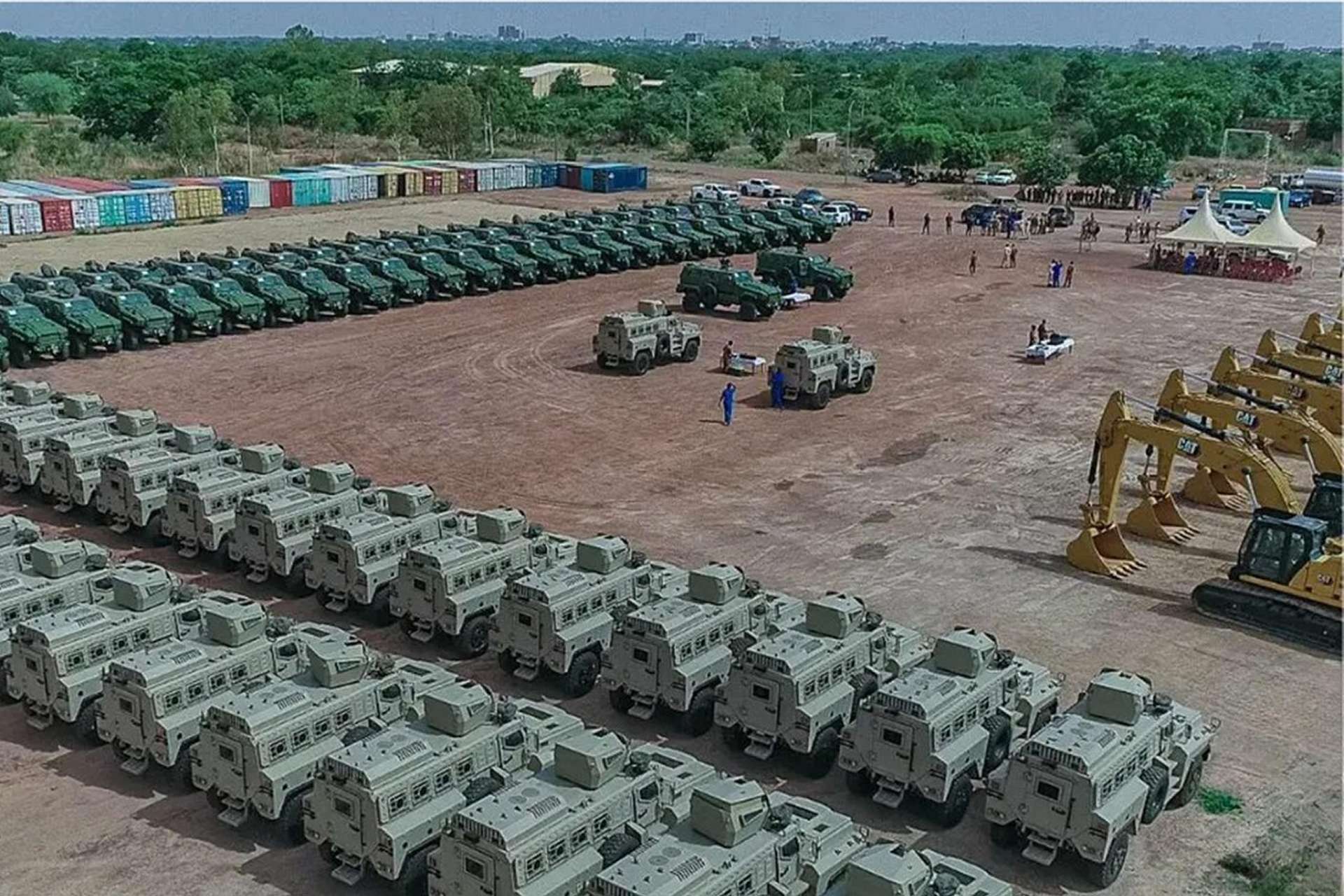 China Delivers New 4×4 CS/VP14 and VP11 Armored Vehicles to Burkina Faso
