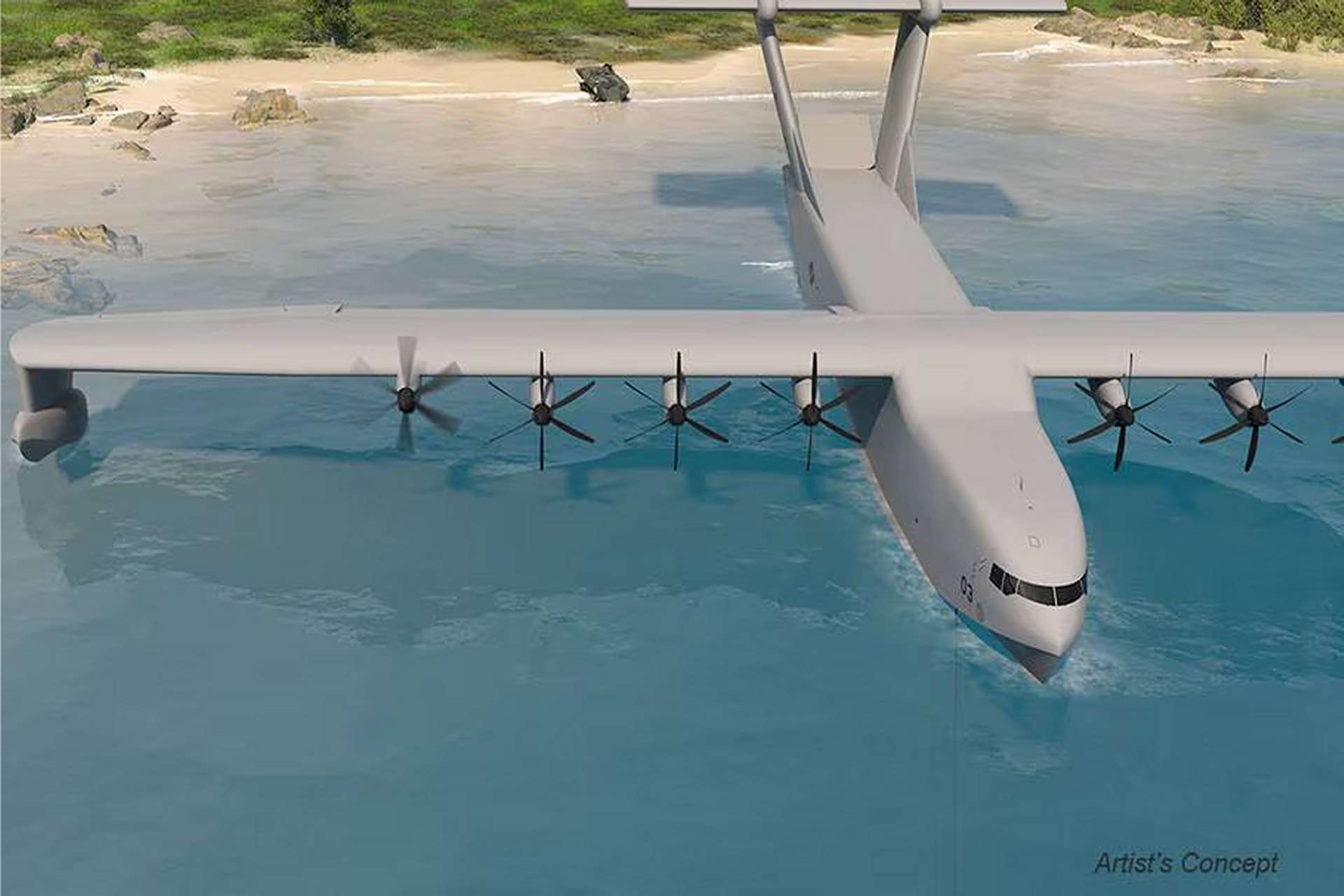 US Chooses Aurora Over General Atomics for Designing a Heavy Cargo Seaplane