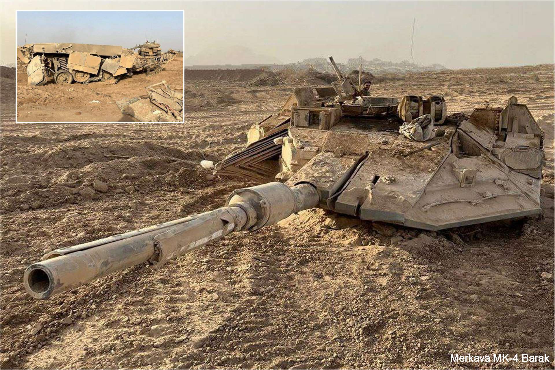 First Best-Protected Israeli Merkava Mk 4 Barak Tank Destroyed by IED ...