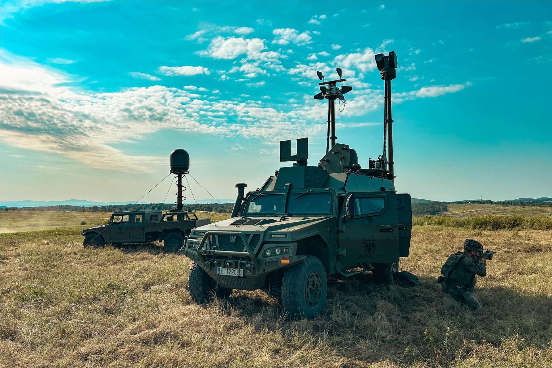 Spanish Army Deploys Cervus Anti Drone System During Nato Mission In