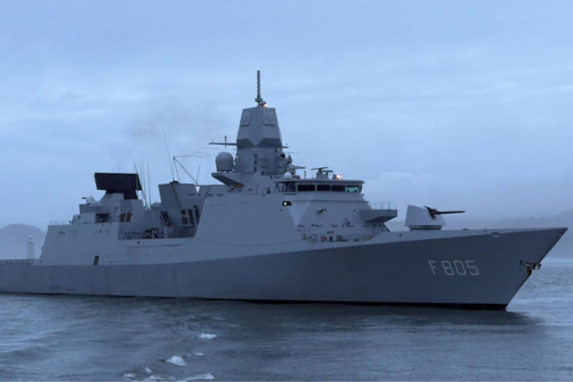 Dutch Navy Frigate HNLMS Evertsen Conducts Live Fire Air Defense Drill Against Drone Swarm Threats