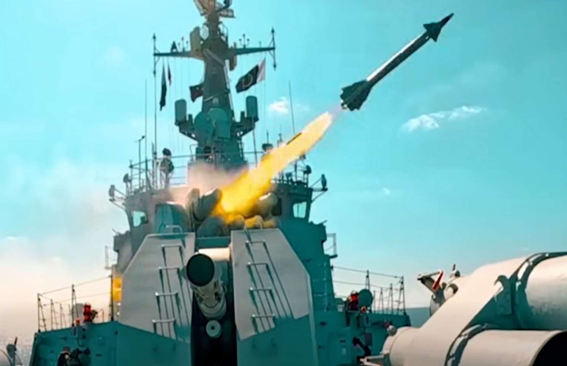 Pakistan Navy Engaged a Drone During FM-90(N) ER Surface-to-Air Missile Naval Test