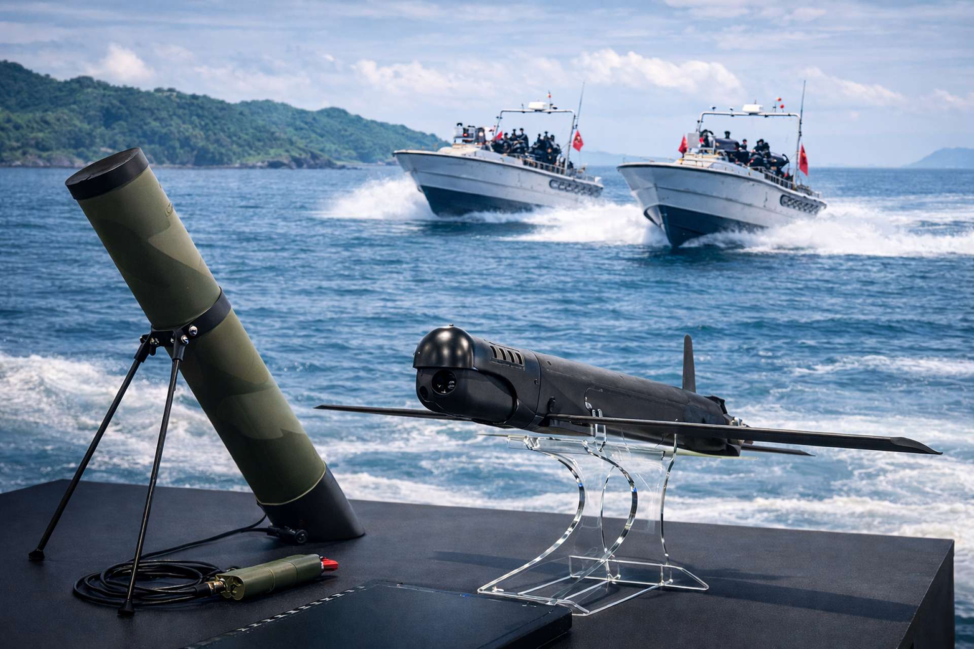 Taiwan Marines Test Sea-Launched Chin Feng I Suicide Drones for Coastal Defense Operations