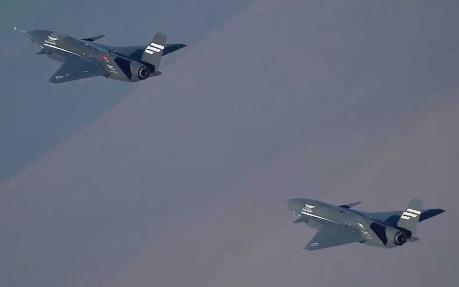 Two Turkish Kizilelma Unmanned Fighter Jets Perform World’s First Autonomous Formation Flight