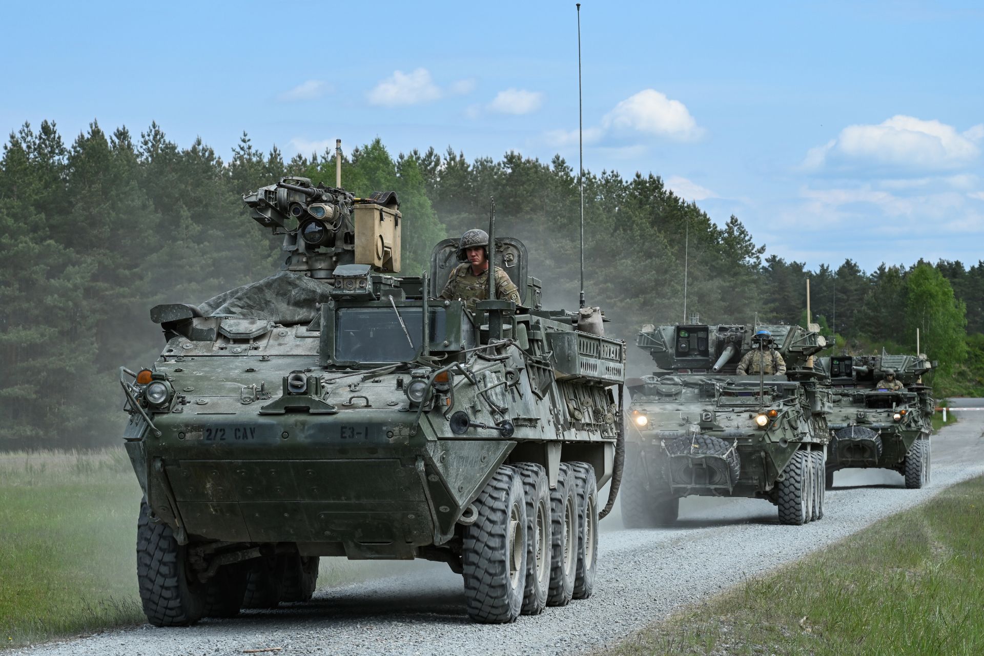 U.S. supports Poland with 250 Stryker armored combat vehicles in a symbolic one-dollar transfer