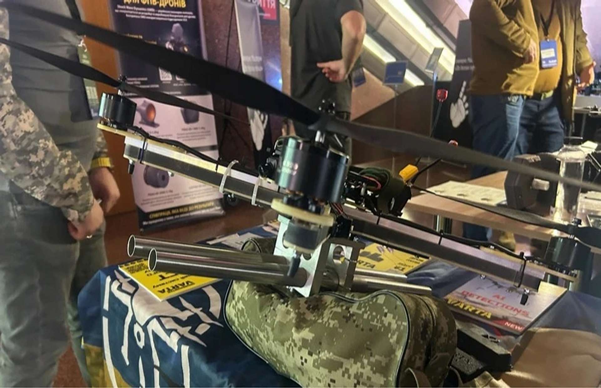 Ukraine Debuts Modular Shotgun Drone That Hunts Enemy FPV Drones at Ultra Close Range