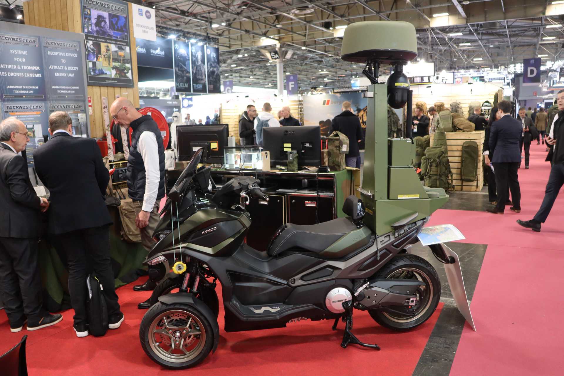 The mobility of the scooter allows deployment to sites that may be inaccessible to larger vehicles or fixed installations, such as narrow alleys, event perimeters, or hilly terrain, increasing flexibility. (Picture source: Army Recognition)