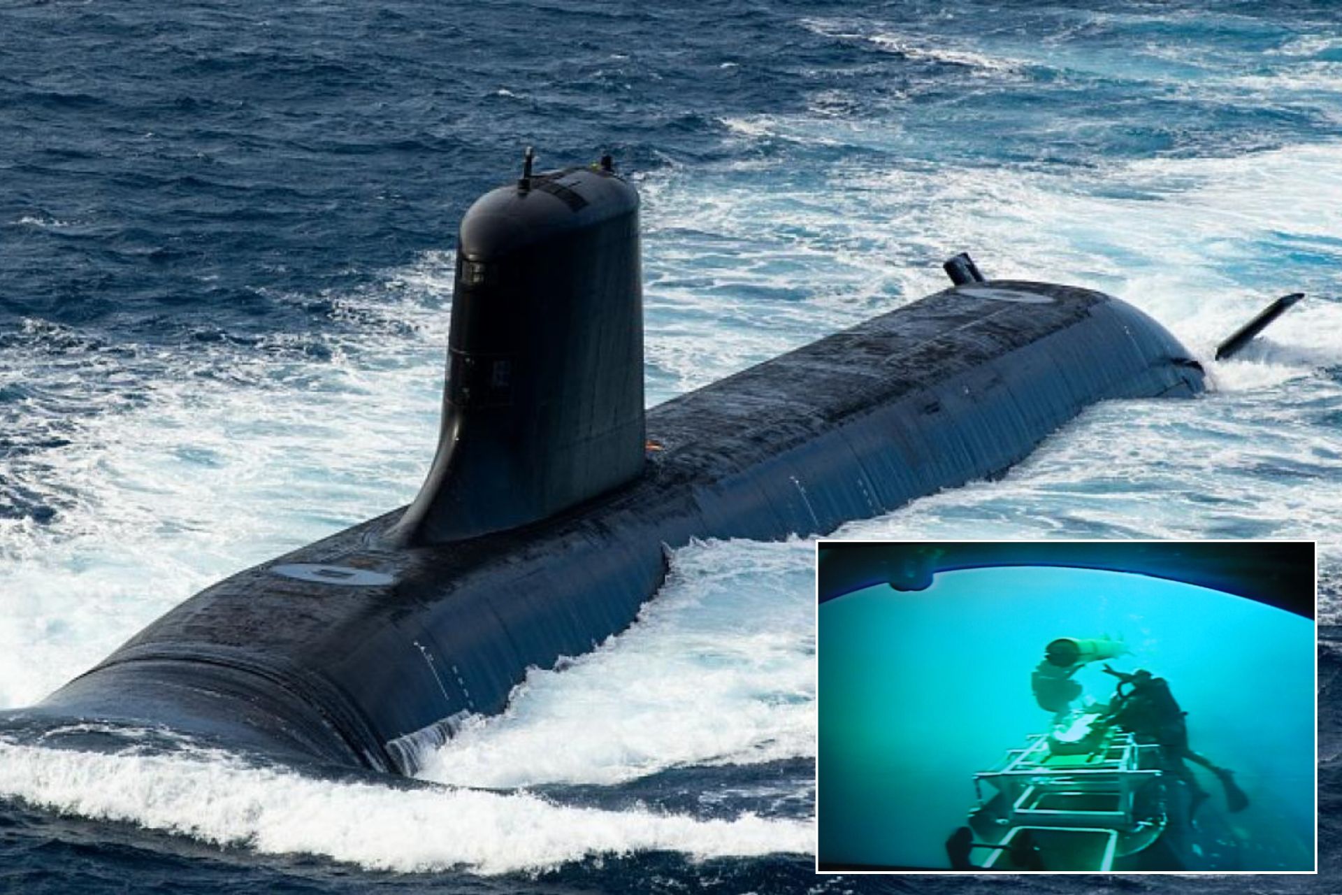 France Conducts First U.S. Razorback UUV Deployment from Suffren-Class Submarine