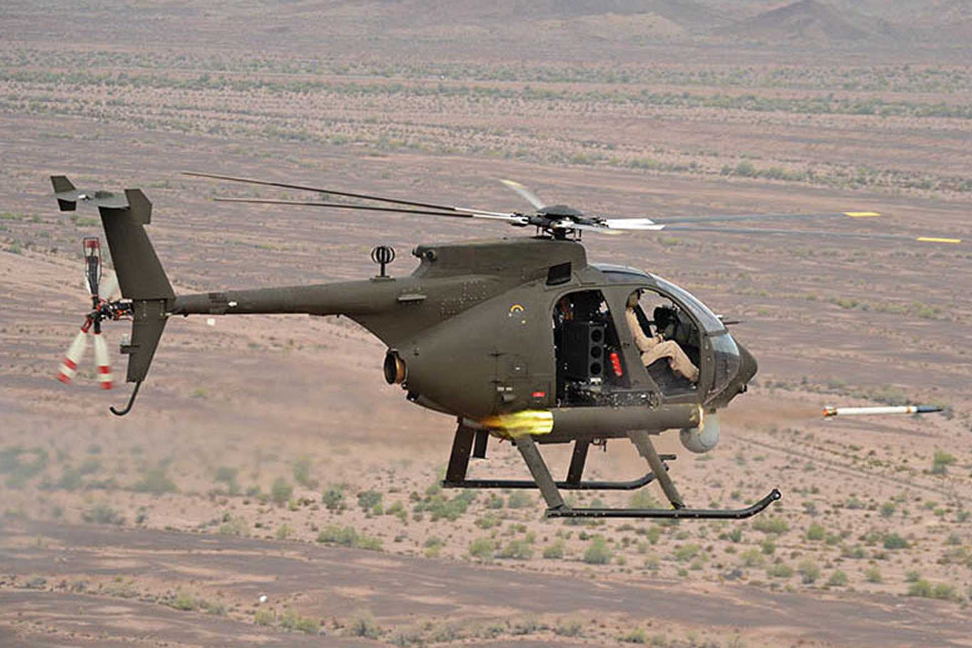 U.S. Army awards $52 million contract to maintain Saudi Arabia's AH-6 light attack helicopters