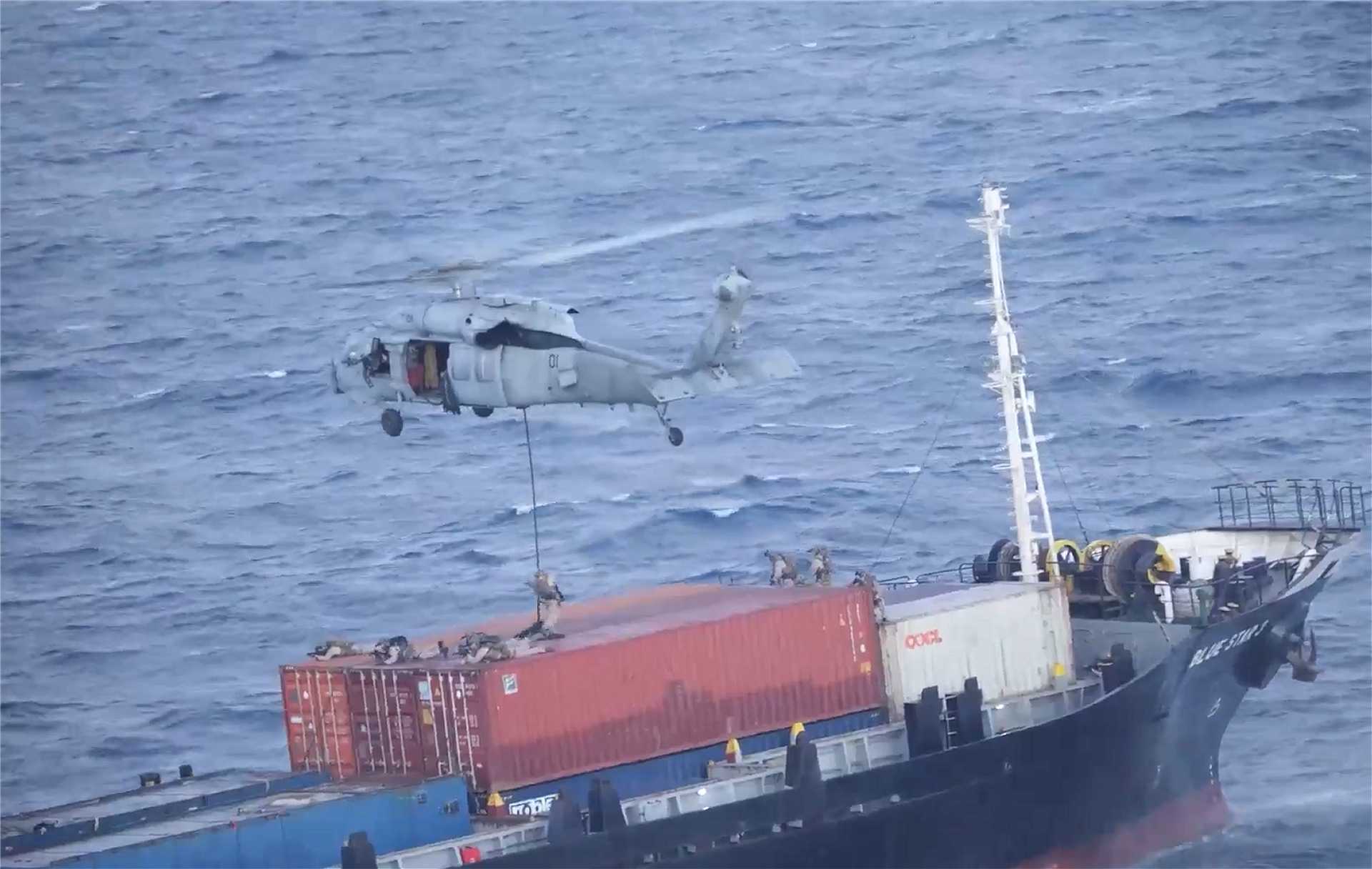 U.S. Marines Intercepts Commercial Vessel to Enforce Iran Sanctions in Arabian Sea