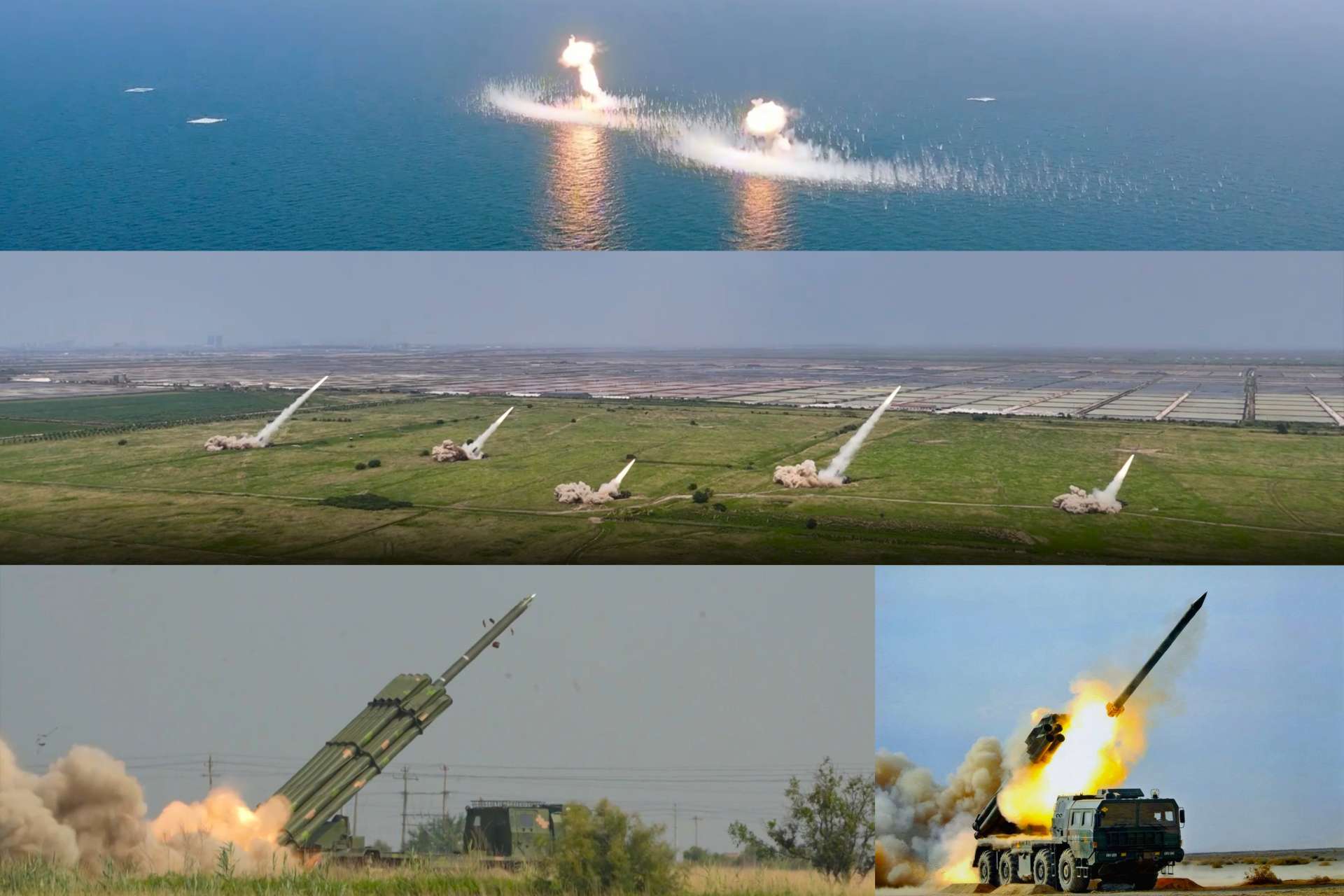 China’s 83rd Group Army tested a UAV-cued PHL-03 maritime strike sequence that combined rapid target acquisition, centralized fire control, precision rocket engagement and immediate launcher displacement to strengthen coastal denial operations (Picture Source: China Military Online / Edited By Army Recognition Group)