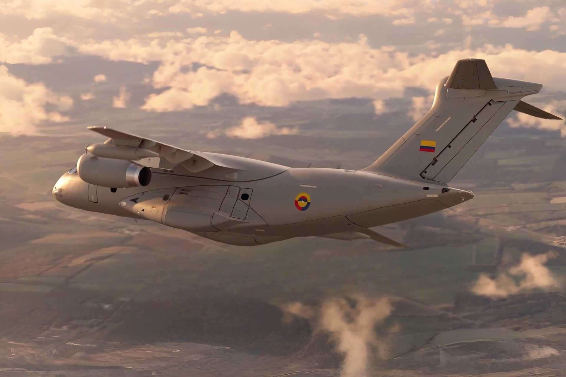The two KC-390s will progressively take over missions now performed by Colombia's C-130B/H Hercules fleet, with the first KC-390 receiving a complete probe-and-drogue tanker fit with two underwing hose-and-drogue pods. (Picture source: Embraer)