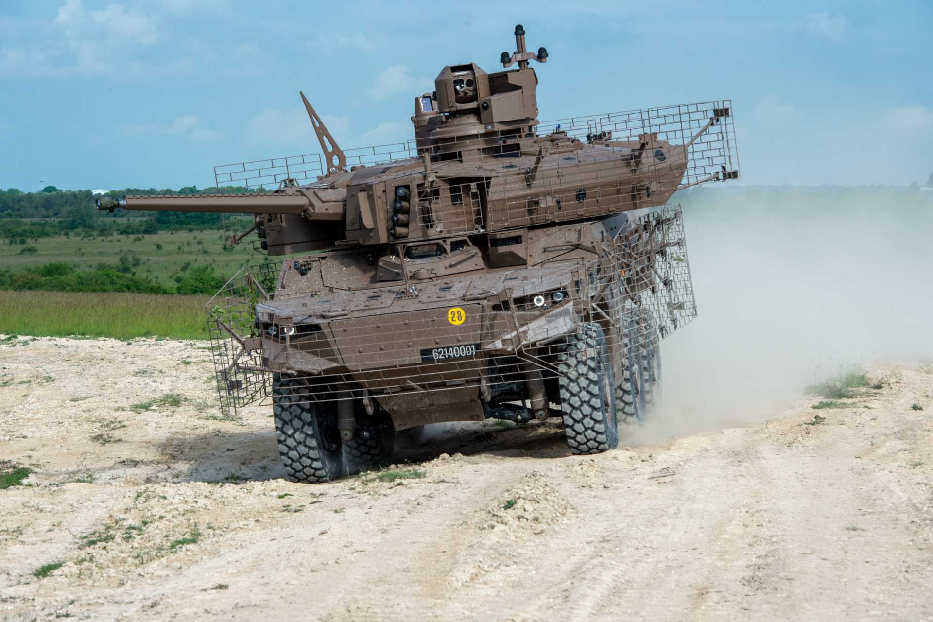 Cyprus is considering the EBRC Jaguar to replace its difficult-to-sustain Russian BMP-3s with a modern 6×6 vehicle while integrating its potential future armored force with the Griffon and Serval under the French SCORPION architecture. (Picture source: French Army)