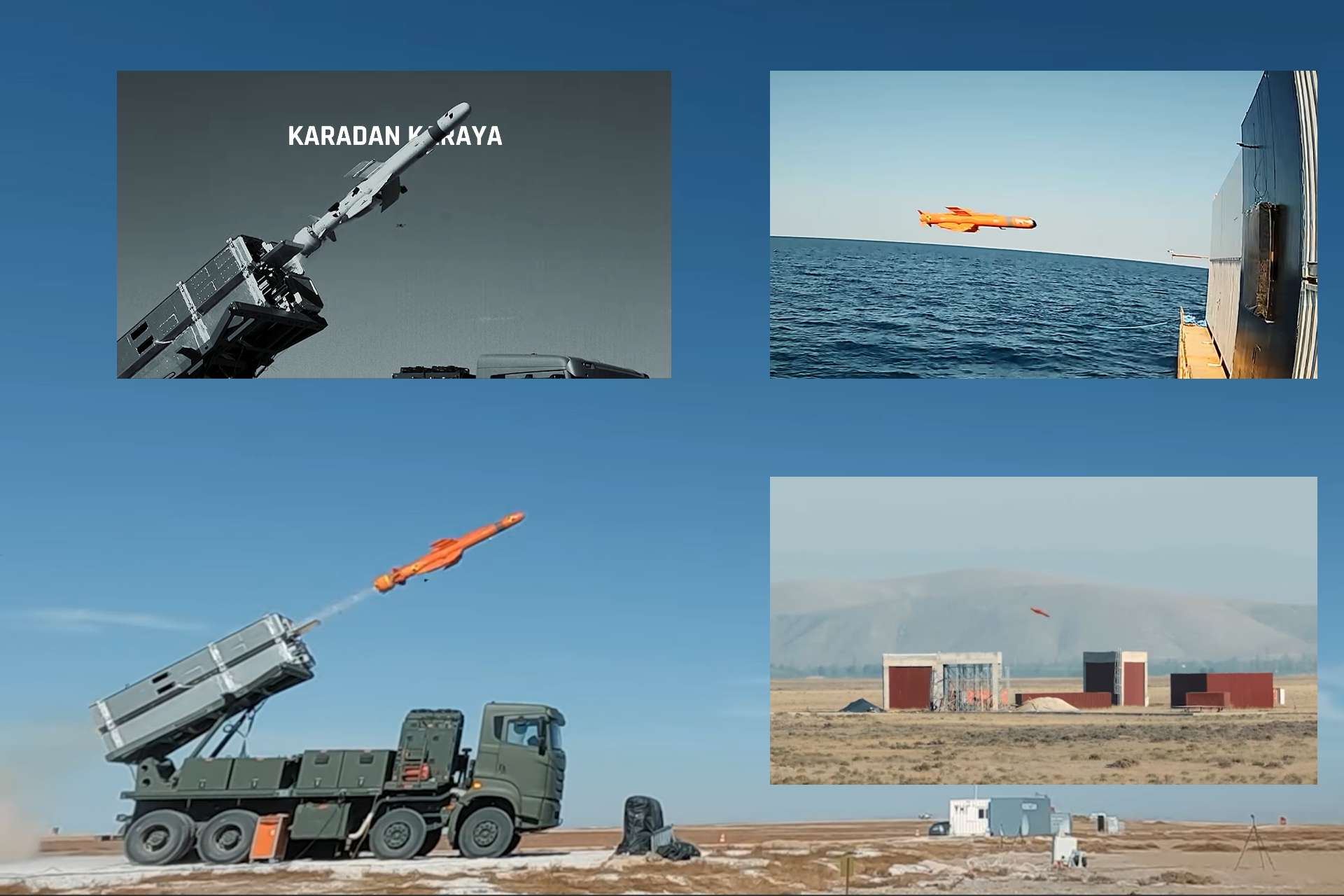 Roketsan’s ÇAKIR cruise missile struck land and maritime targets from a mobile ground launcher, expanding the weapon’s demonstrated role into distributed surface-based precision strike (Picture Source: Roketsan/ Edited By Army Recognition Group)