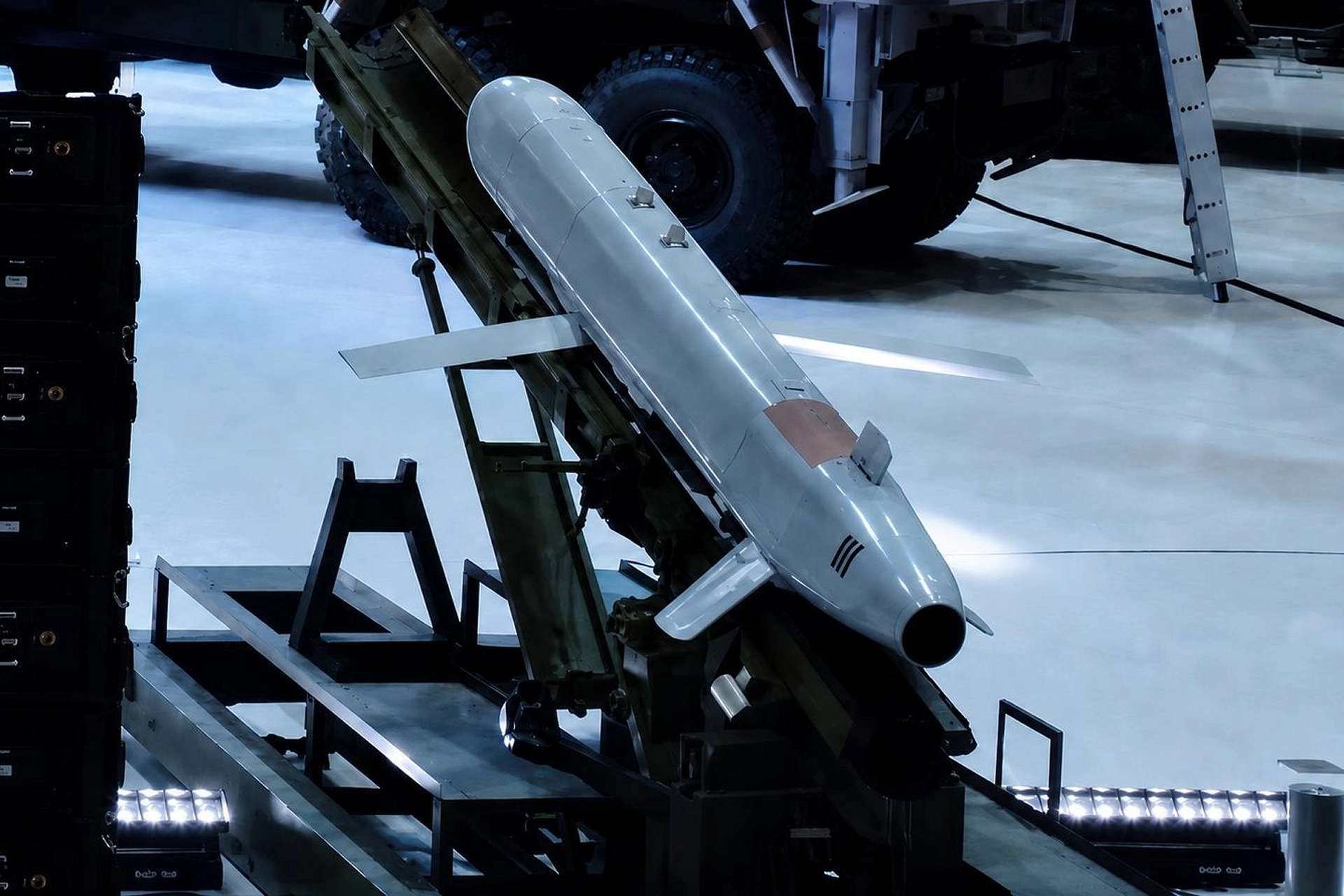 A circulating image appears to show Russia adapting the S8000 Banderol cruise missile for ground launch, potentially widening its strike options (Picture Source: Russian Social Media)