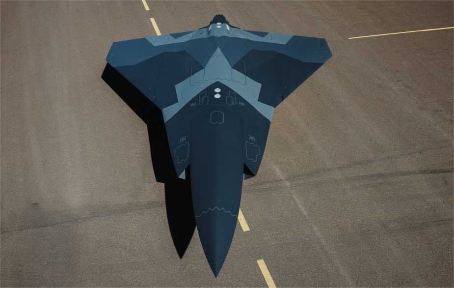 The Saab A3-001 concept features a tailless, low-observable flying-wing design shaped for operations in contested airspace alongside Gripen fighters, with an emphasis on reduced radar signature and autonomous combat missions.