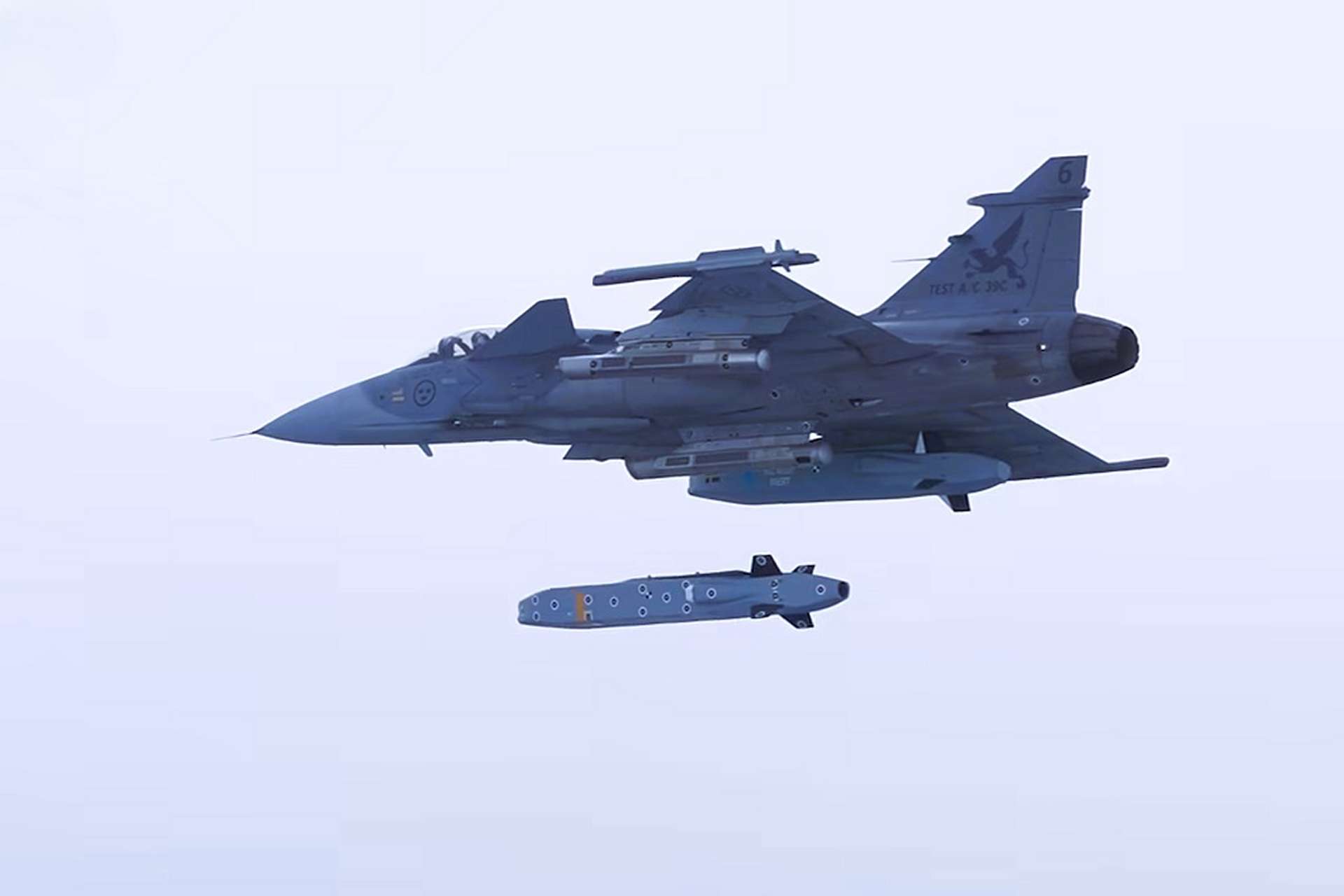 Sweden’s first TAURUS KEPD 350 launch from a JAS 39 Gripen C marks a major step toward fielding a long-range precision-strike capability that could strengthen NATO’s deterrence across Northern Europe (Picture Source: Swedish Air Force)