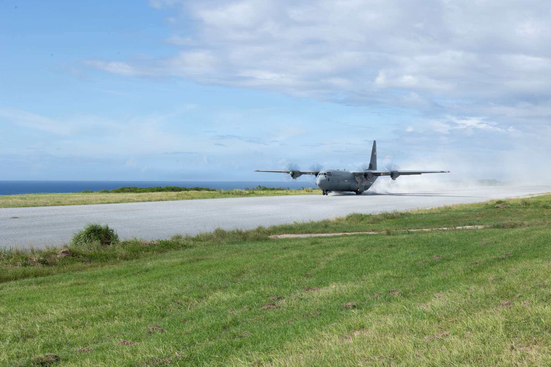 U.S. Air Force C-130J crews trained in Okinawa to establish austere landing zones, strengthening the service’s ability to sustain dispersed operations across a contested Western Pacific (Picture Source: U.S. Air Force)