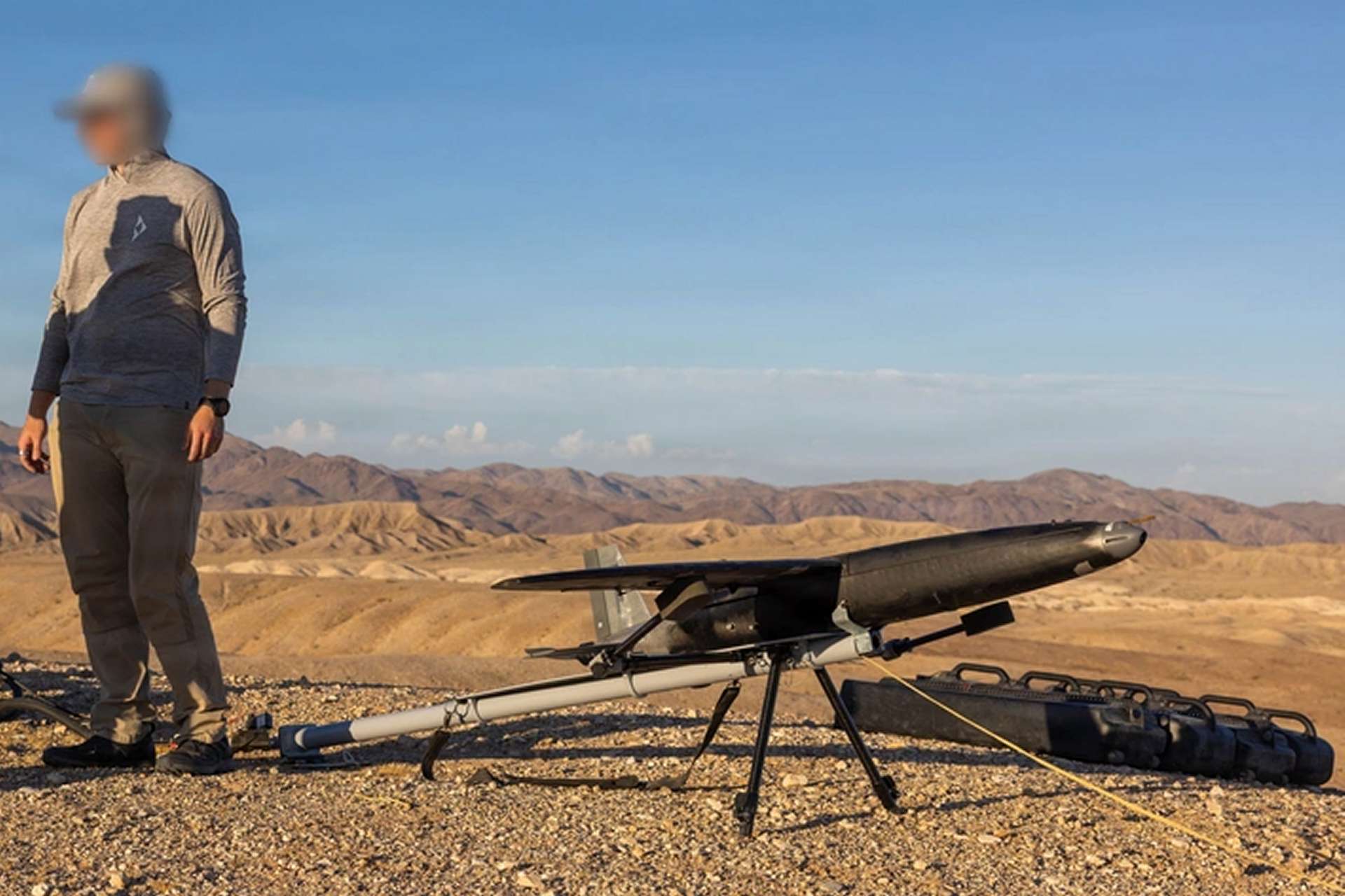 U.S. Marines test Perennial Autonomy’s Bumblebee V1, Hornet and AS-3 Merops drones at Twentynine Palms for reconnaissance, precision strike and counter-drone missions (Picture source: U.S. DoW).