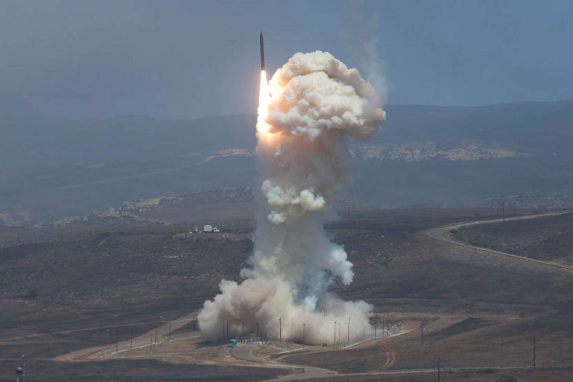Northrop Grumman’s OUTMATCH simulation environment models Ground-Based Interceptor engagements, sensor performance and command-and-control functions to support modernization of the U.S. Ground-based Midcourse Defense system (Picture source: U.S. DoW).